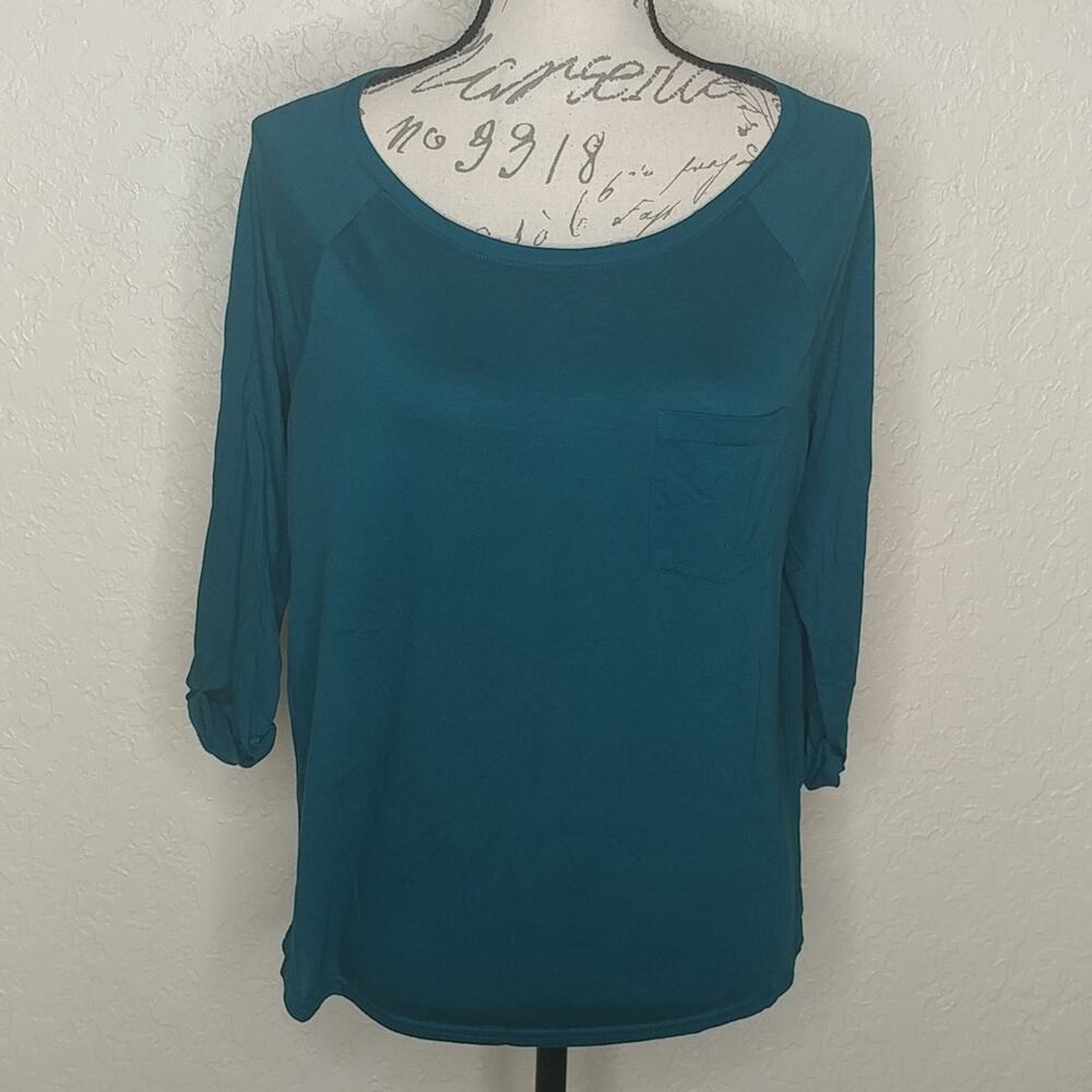 Divided H&M Basic 3/4 Length Sleeve Top Size M